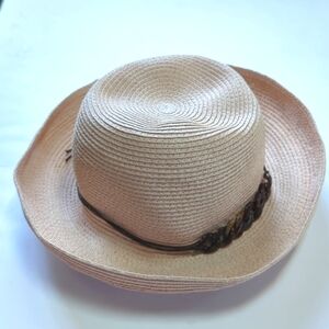 San Diego hat company, blush color rolled rim hat.